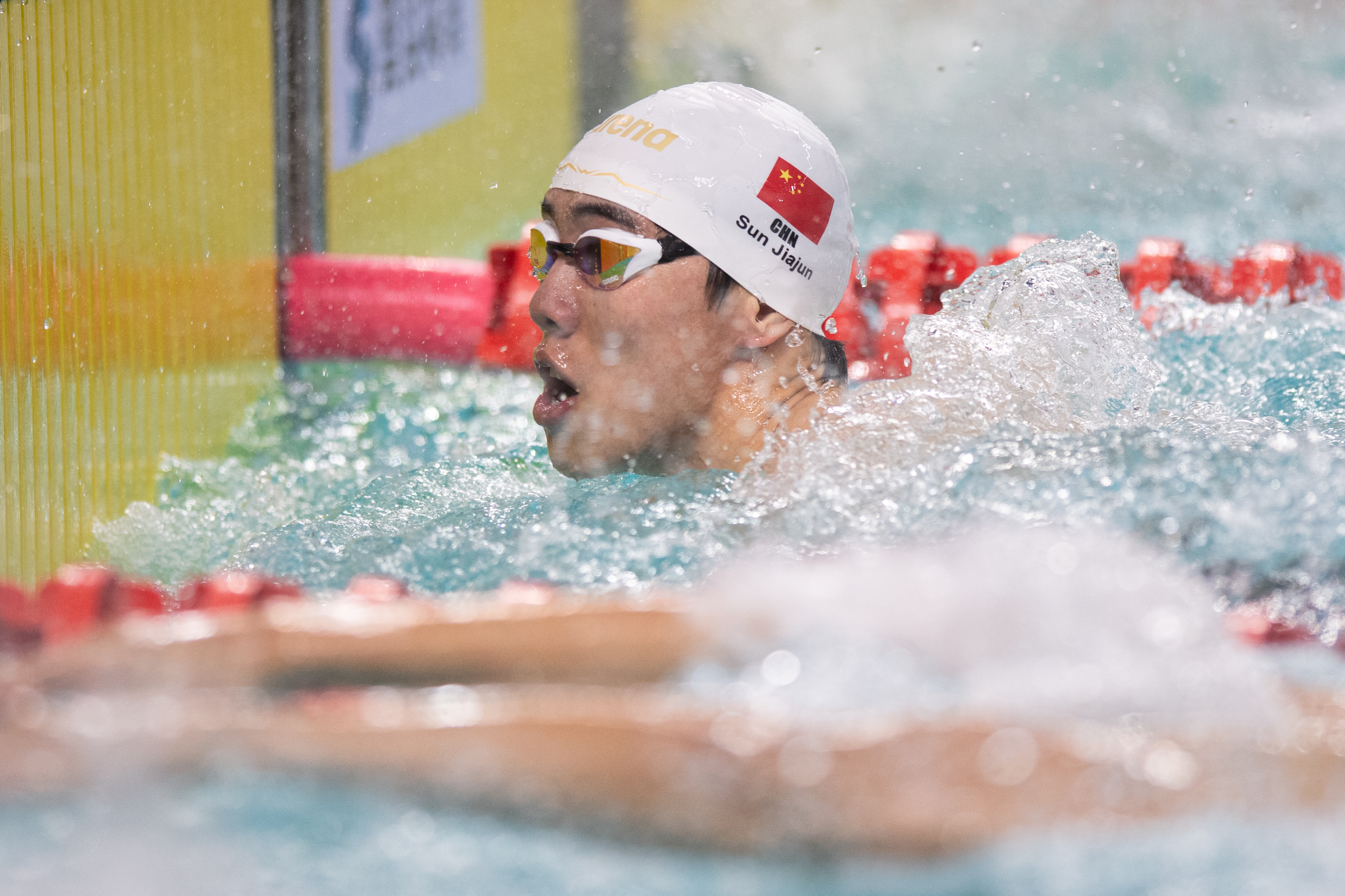 包含游泳比赛：中国选手劲夺金牌的词条